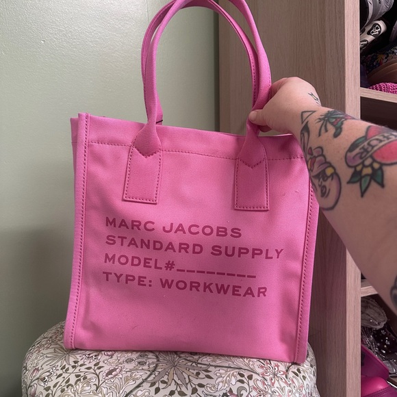 Marc Jacobs Vibrant Pink Workwear Tote - Picture 2 of 3